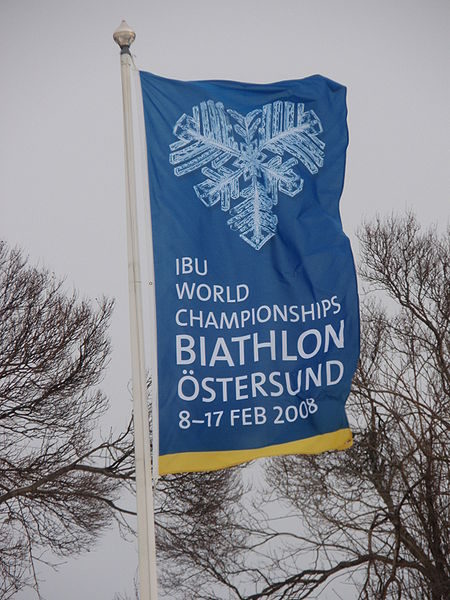 Flagga från Östersunds VM 2008